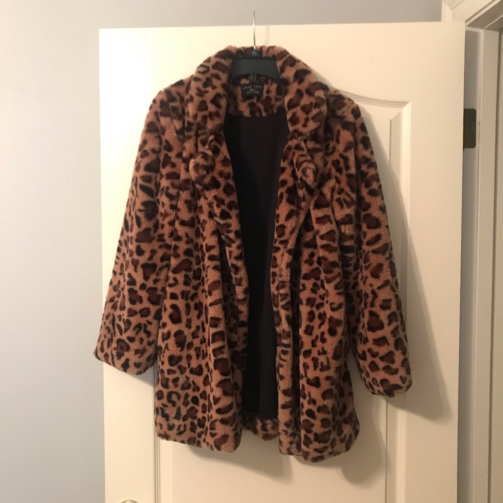Leopard Print Coat